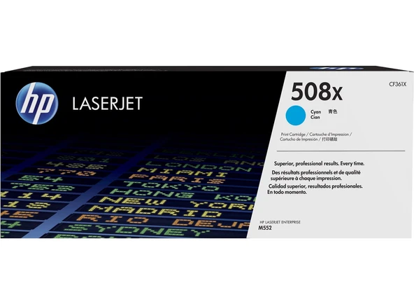 HP CF361X Cyan Toner Kartus 508X CF361X