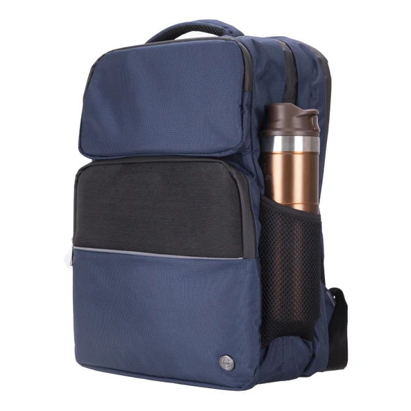 PLM OCTAGON 15.6" NOTEBOOK SIRT ÇANTASI LACIVERT - 4
