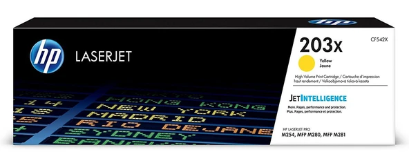 HP 203X Sari Orijinal LaserJet Toner CF542X
