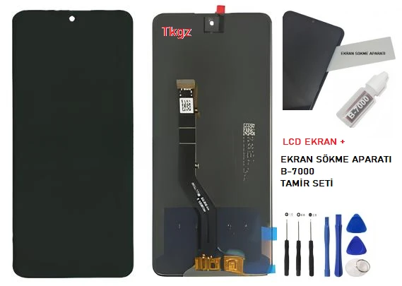 Omix X600 Uyumlu Lcd Ekran Dokunmatik SERVİS Orijinali + B-7000 + SET