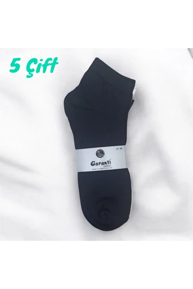 Garanti Çorap  5 li Düz Erkek Patik Çorap - Resim 3