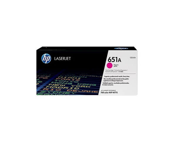 HP CE343A Magenta Toner Kartus 651A CE343A