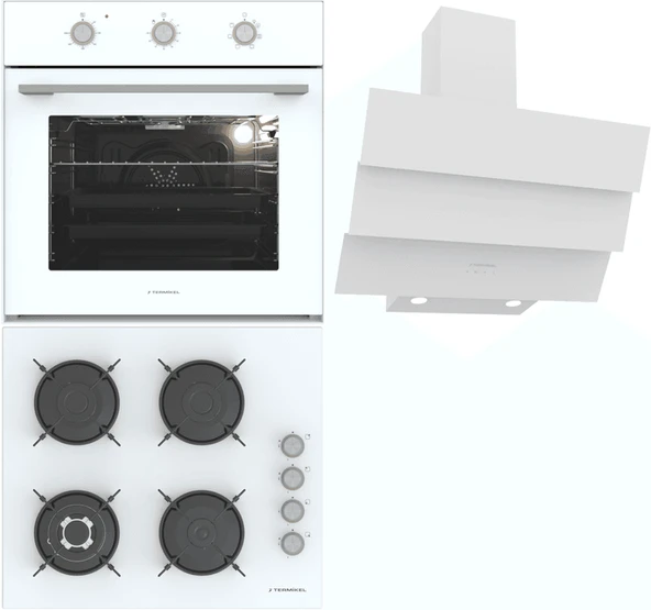 Termikel Ankastre Set (BO O6435C W + BH P6194C W + CH S6532C WW) ürün görseli 1