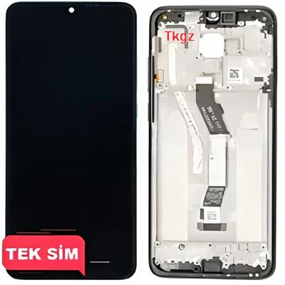 Xiaomi Redmi NOTE 8 PRO Uyumlu Lcd Ekran Dokunmatik SERVİS Orijinali ÇITALI SİYAH