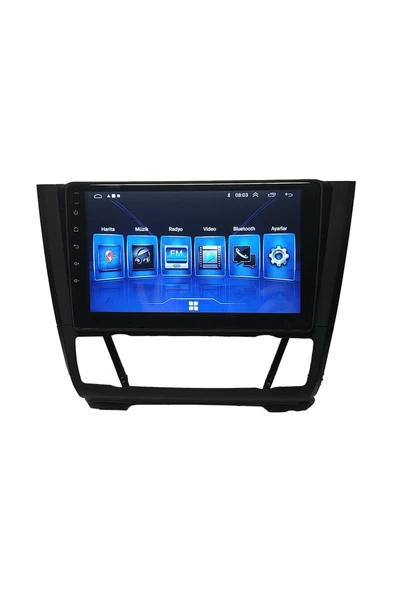 NAVMİNA BMW 1 Serisi  2004-2011 Dijital Klima Uyumlu 9 inç Android 4-64 GB Multimedya - Resim 2
