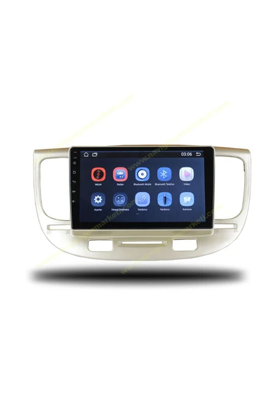 NAVMİNA KİA RİO 2004-2010 UYUMLU 9 İNÇ 4-64 GB MULTİMEDYA KAMERA - Resim 2