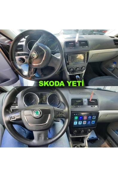 NAVMİNA SKODA YETİ 2011-2014 UYUMLU 10 İNÇ 4-64 GB MULTİMEDYA - Resim 2