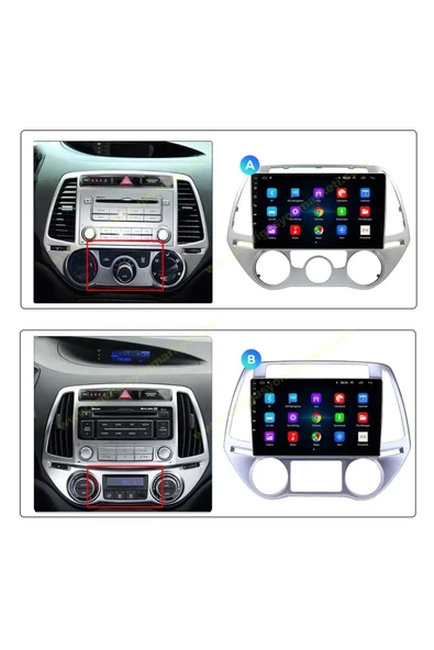 NAVMİNA HYUNDAİ İ20 2009-2011 DİJİTAL KLİMA UYUMLU 9 İNÇ 6-128 GB MULTİMEDYA - 2