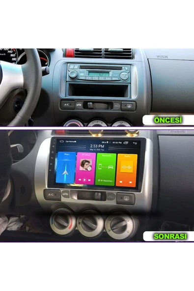 NAVMİNA Honda City 2002-2009 Uyumlu Manuel klima Uyumlu 4-64 Gb Multimedya ürün görseli