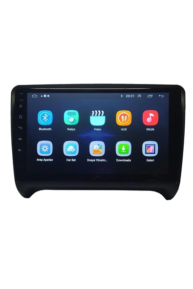 NAVMİNA Audi TT 2007-2011 Uyumlu 9 inç Android 4-64 GB Multimedya - Resim 4