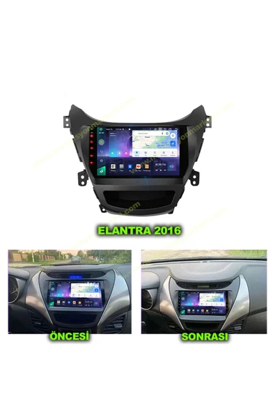 NAVMİNA Hyundai Elantra 2016 Uyumlu 9 inç 4-64 GB Multimedya