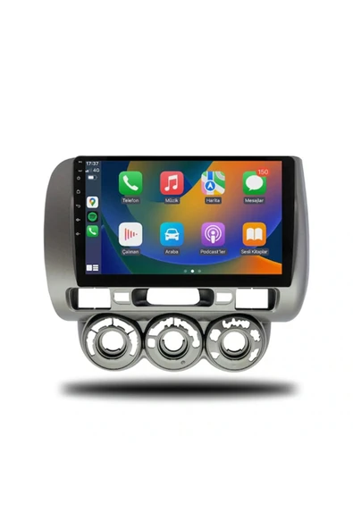 NAVMİNA Honda City 2002-2009 Uyumlu Manuel klima Uyumlu 4-64 Gb Multimedya - Resim 2