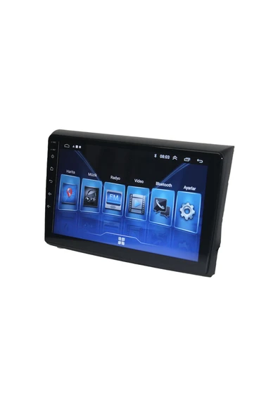 NAVMİNA Fiat Brava 2008-2015 Uyumlu 9 inç 6-128 GB Multimedya - Resim 3