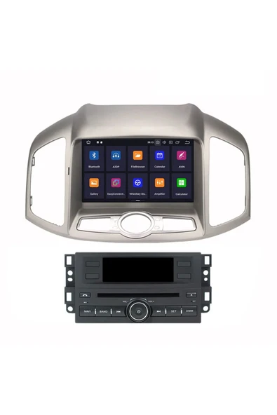 NAVMİNA Chevrolet Captiva  2012-2015 Uyumlu 10 inç 6-128 GB Multimedya - Resim 6