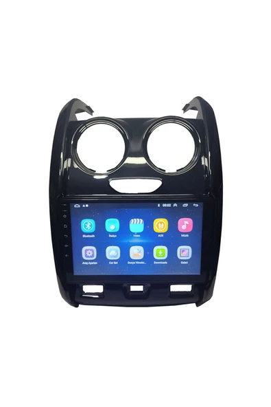 NAVMİNA Dacia Duster 2013-2017 Uyumlu Siyah 9 inç 4-64 GB Multimedya - Resim 2