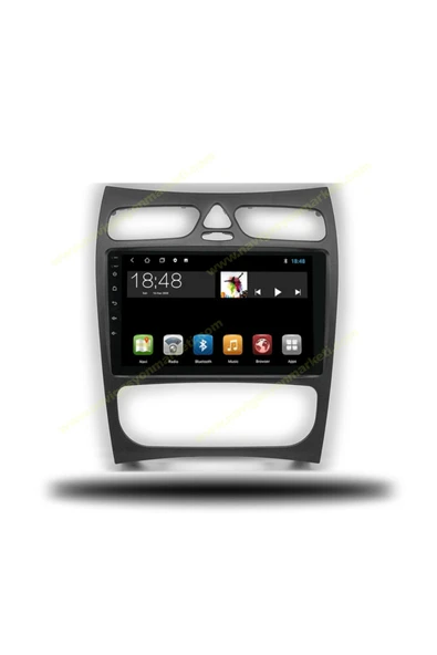 NAVMİNA MERCEDES C200 CLK G SERİSİ 2000-2004 UYUMLU 9 İNÇ 4-64 GB MULTİMEDYA - Resim 2