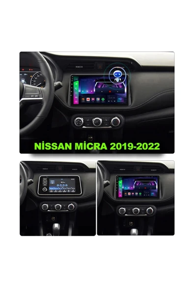 NAVMİNA NİSSAN MİCRA 2019-2023 UYUMLU 9 İNÇ 4-64 GB MULTİMEDYA