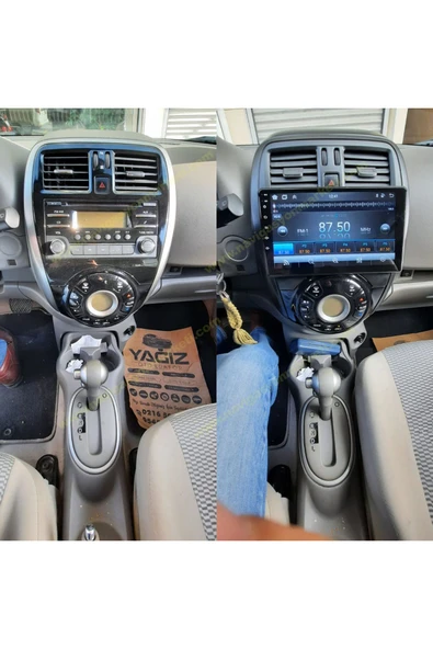 NAVMİNA Nissan Micra 2014-2014 Uyumlu 9 Inç 4-64gb Multimedya ürün görseli
