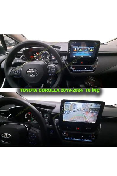 NAVMİNA TOYOTA COROLLA 2019-2024 UYUMLU 10 İNÇ 6-128 GB MULTİMEDYA - Resim 2