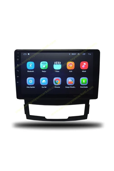 NAVMİNA SSANGYONG KORANDO 2011-2013 UYUMLU 9 İNÇ 6-128 GB MULTİMEDYA - Resim 3