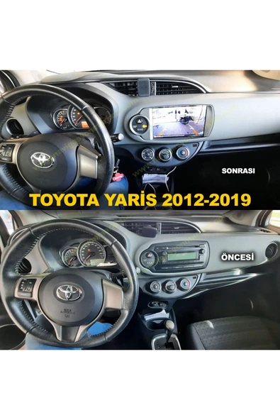 NAVMİNA TOYOTA YARİS 2012-2019 UYUMLU 9 İNÇ 6-128 GB MULTİMEDYA - Resim 2