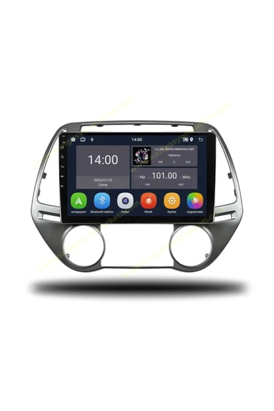 NAVMİNA HYUNDAİ İ20 2009-2011 DİJİTAL KLİMA UYUMLU 9 İNÇ 6-128 GB MULTİMEDYA - 3