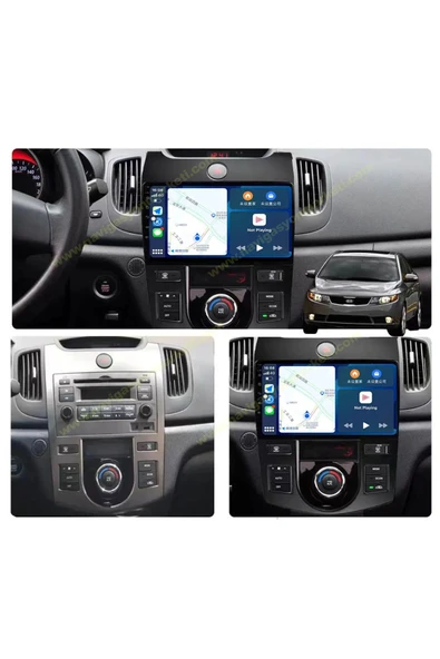 NAVMİNA KİA CERATO 2009-2012 Uyumlu MANUEL KLİMA UYUMLU 9 İNÇ 6-128 GB MULTİMEDYA - Resim 2