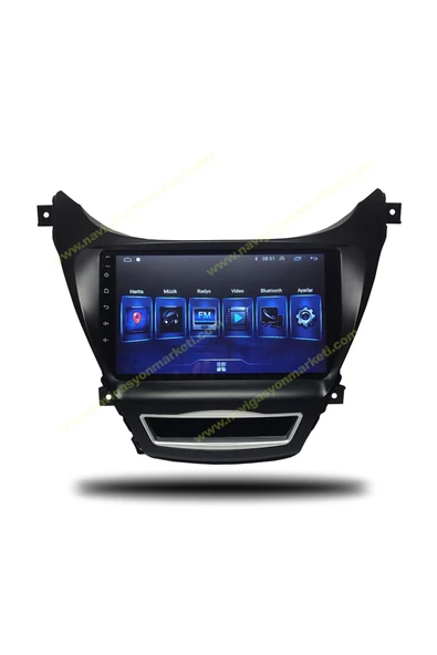 NAVMİNA Hyundai Elantra 2016 Uyumlu 9 inç 6-128 GB Multimedya - Resim 3