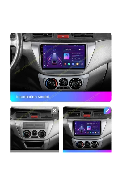 NAVMİNA MİTSUBİSHİ LANCER 2004-2007 UUYMLU 9 İNÇ 6-128 GB MULTİMEDYA