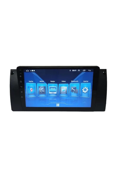 NAVMİNA BMW E39 - E53 1996-2004 Uyumlu 9 inç Android 6-128 GB Multimedya - Resim 2
