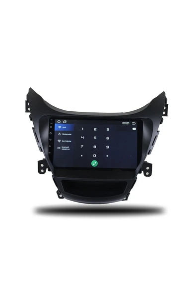 NAVMİNA Hyundai Elantra 2011-2012 Uyumlu 9 inç 4-64 GB Multimedya - 3