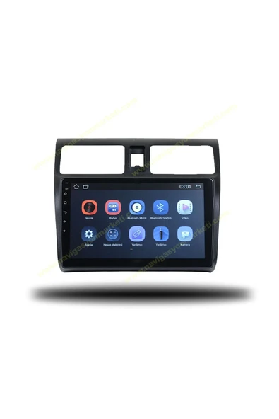 NAVMİNA SUZUKİ SWİFT 2006-2010 UYUMLU 10 İNÇ 6-128 GB MULTİMEDYA