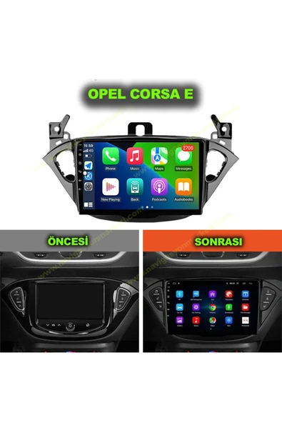 NAVMİNA OPEL CORSA E 2017-2019 UYUMLU 9 İNÇ 6-128 GB MULTİMEDYA