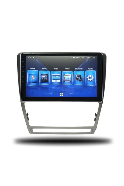 NAVMİNA SKODA OCTAVİA 2007-2012 UYUMLU 10 İNÇ 6-128 GB MULTİMEDYA
