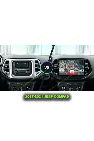 NAVMİNA JEEP Compas 2017-2021 Uyumlu 10 inç 6-128 GB Multimedya ürün görseli