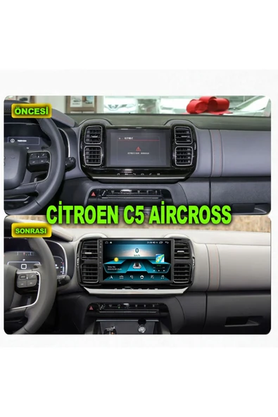 NAVMİNA Citroen C5 Aircross 2019-2024 Uyumlu 9 inç 4-64 gb Multimedya