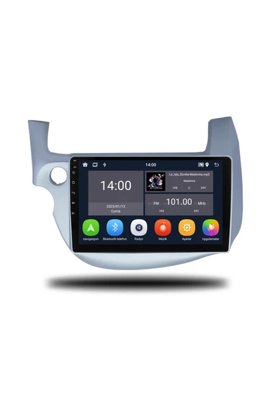 NAVMİNA Honda Jazz 2008-2013 Uyumlu 10 inç 4-64 GB Multimedya - Resim 2
