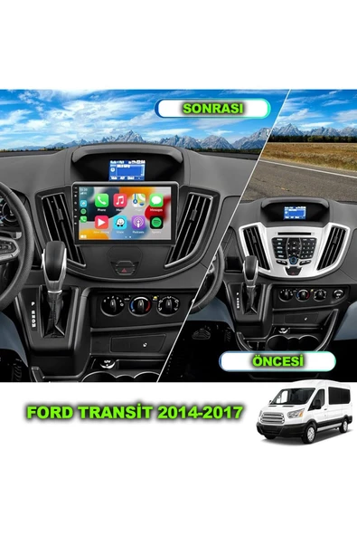 NAVMİNA Ford Transit 2014-2017 Uyumlu 9 inç 6-128 gb Multimedya