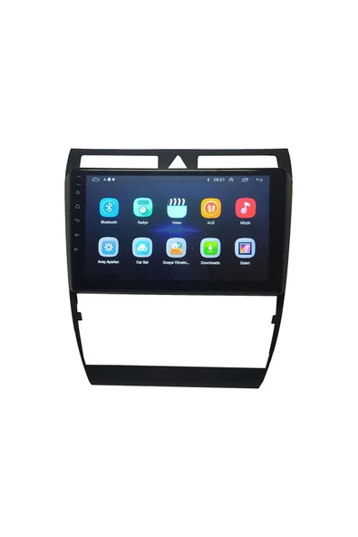 NAVMİNA Audi A6 1997-2004 Uyumlu 9 inç Android 6-128 GB Multimedya - Resim 4