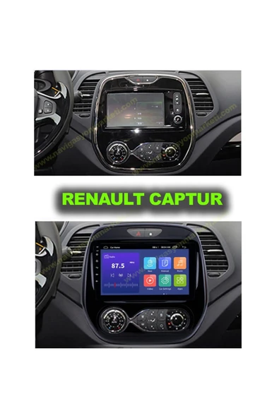 NAVMİNA RENAULT CAPTUR 2013-2020 UYUMLU 9 İNÇ 4-64 GB MULTİMEDYA