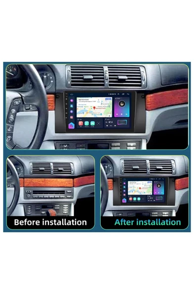 NAVMİNA BMW E39 - E53 1996-2004 Uyumlu 9 inç Android 4-64 GB Multimedya