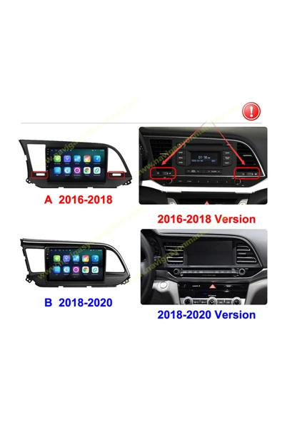 NAVMİNA Hyundai Elantra 2019-2020 Uyumlu 9 inç 6-128 GB Multimedya - Resim 3