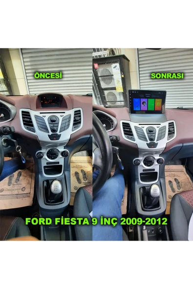 NAVMİNA Ford Fiesta 2010-2017 Uyumlu 9 inç 6-128 GB Multimedya ürün görseli