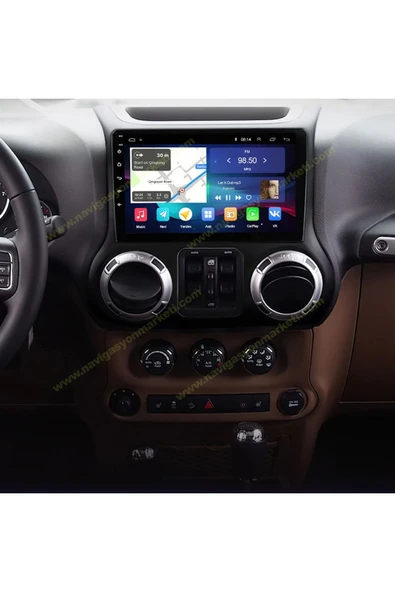 NAVMİNA Jeep Wrangler 2007-2017 Uyumlu 10 İnç 4-64 Gb Multimedya - Resim 2