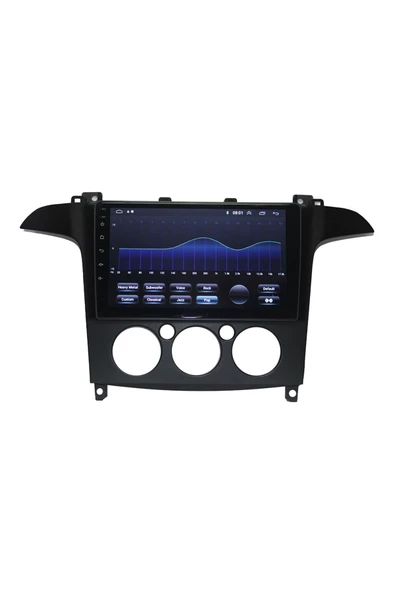 NAVMİNA FORD S-Max 2006-2014 Uyumlu Manuel Klima Siyah 9inç 4-64 gb Multimedya - 3
