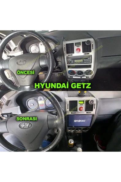 NAVMİNA Hyundai GETZ 2003-2011 Uyumlu 9 inç 6-128 GB Multimedya - Resim 6
