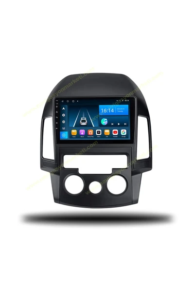 NAVMİNA Hyundai i30 2008-2011 Manuel Klima Uyumlu 9 inç 6-128 GB Multimedya - Resim 2