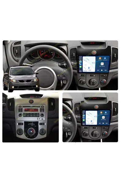 NAVMİNA KİA CERATO 2009-2012 ARASI DİJİTAL KLİMA UYUMLU 9 İNÇ 6-128 GB MULTİMEDYA KAMERA - Resim 2