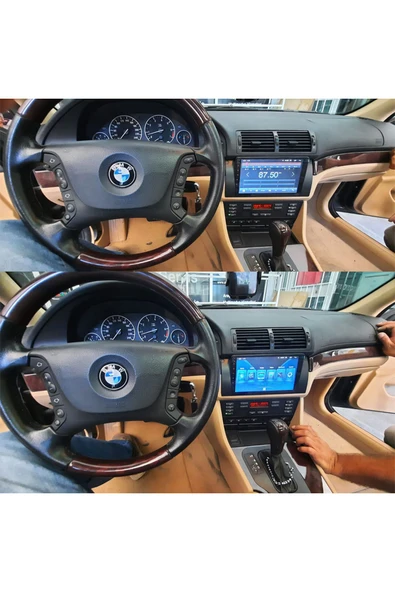 NAVMİNA BMW E39 - E53 1996-2004 Uyumlu 9 inç Android 4-64 GB Multimedya - Resim 3