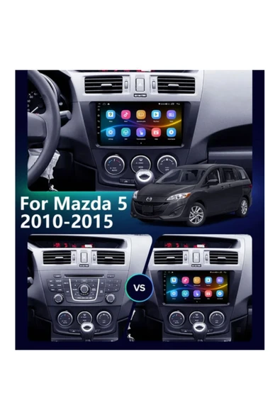 NAVMİNA MAZDA 5 2010-2013 UYUMLU 9 İNÇ 4-64 GB MULTİMEDYA KAMERA